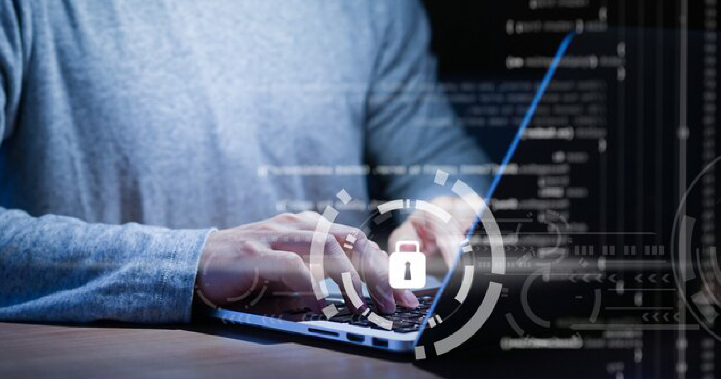a person working on a laptop